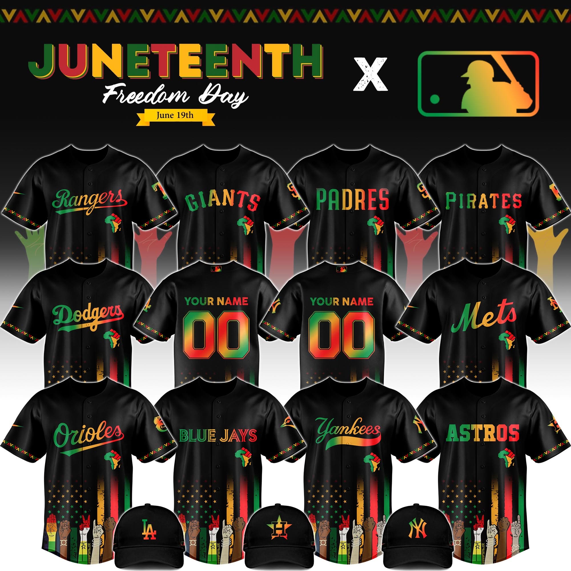 MLB Juneteenth Day Jersey