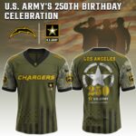 Los Angeles Chargers NFL x 250 U.S. ARMY Jersey