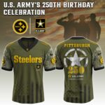 Pittsburgh Steelers NFL x 250 U.S. ARMY Jersey