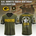 Green Bay Packers NFL x 250 U.S. ARMY Jersey