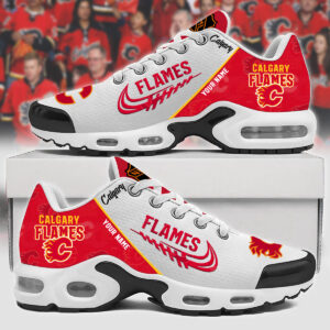 Customize Your Name with Calgary Flames Ver 28 Sport Shoes