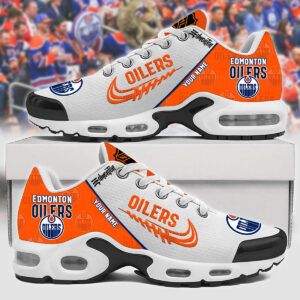 Customize Your Name with Edmonton Oilers Ver 28 Sport Shoes