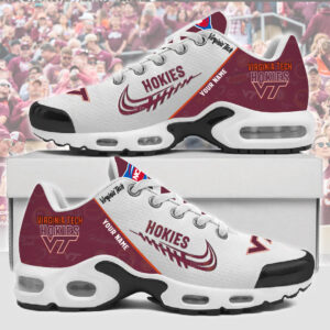Customize Your Name with Virginia Tech Hokies Ver 28 Sport Shoes