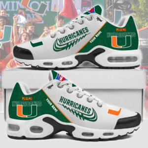 Customize Your Name with Miami Hurricanes Ver 28 Sport Shoes