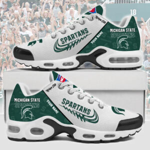 Customize Your Name with Michigan State Spartans Ver 28 Sport Shoes