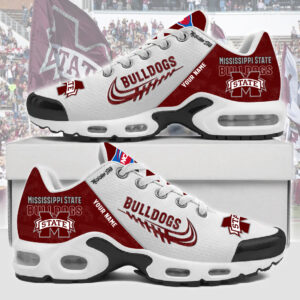 Customize Your Name with Mississippi State Bulldogs Ver 28 Sport Shoes