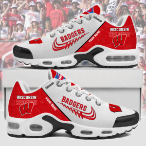 Customize Your Name with Wiscosin Badgers Ver 28 Sport Shoes