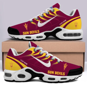 Arizona State Sun Devils - Custom Kicks NCAA H56 Sport Air Max Plus Shoes Shoes