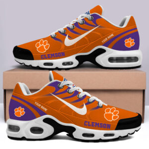 Clemson Tigers - Custom Kicks NCAA H56 Sport Air Max Plus Shoes Shoes