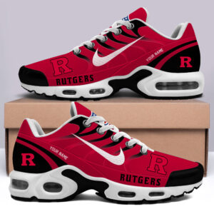 Rutgers Scarlet Knights - Custom Kicks NCAA H56 Sport Air Max Plus Shoes Shoes