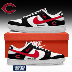 Cincinnati Reds MLB Custom Air Force Shoes
