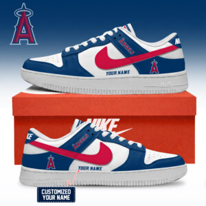 Los Angeles Angels MLB Custom Air Force Shoes