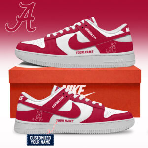 Alabama Crimson Tide NCAA Custom Air Force Shoes