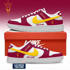 Arizona State Sun Devils NCAA Custom Air Force Shoes