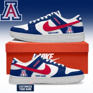 Arizona Wildcats NCAA Custom Air Force Shoes