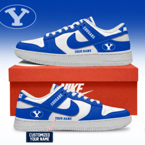 BYU Cougars NCAA Custom Air Force Shoes