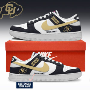 Colorado Buffaloes NCAA Custom Air Force Shoes