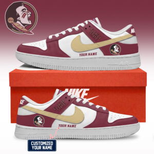Florida State Seminoles NCAA Custom Air Force Shoes
