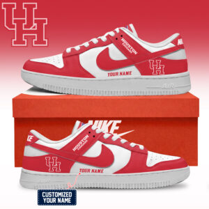 Houston Cougars NCAA Custom Air Force Shoes