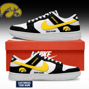 Iowa Hawkeyes NCAA Custom Air Force Shoes