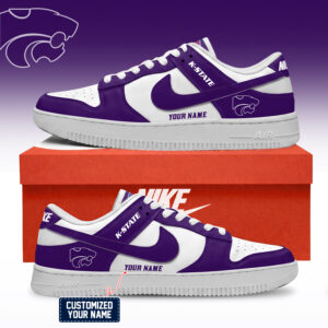 Kansas State Wildcats NCAA Custom Air Force Shoes