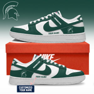 Michigan State Spartans NCAA Custom Air Force Shoes