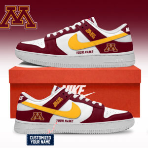 Minnesota Golden Gophers NCAA Custom Air Force Shoes
