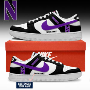 Northwestern Wildcats NCAA Custom Air Force Shoes