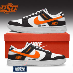 Oklahoma State Cowboys NCAA Custom Air Force Shoes