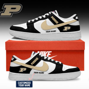 Purdue Boilermakers NCAA Custom Air Force Shoes