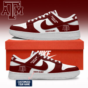 Texas A&M Aggies NCAA Custom Air Force Shoes