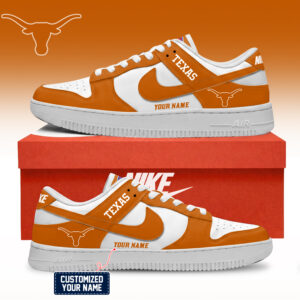 Texas Longhorns NCAA Custom Air Force Shoes