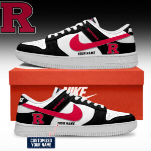 Rutgers Scarlet Knights NCAA Custom Air Force Shoes