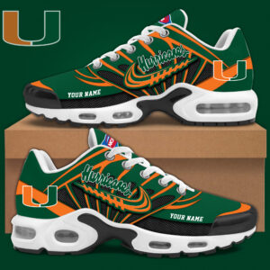 Miami Hurricanes NCAA Air Max Plus Shoes V3