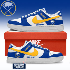 Buffalo Sabres NHL Custom Air Force Shoes
