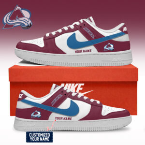 Colorado Avalanche NHL Custom Air Force Shoes