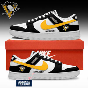 Pittsburgh Penguins NHL Custom Air Force Shoes