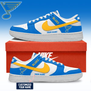 St. Louis Blues NHL Custom Air Force Shoes