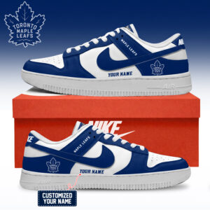 Toronto Maple Leafs NHL Custom Air Force Shoes