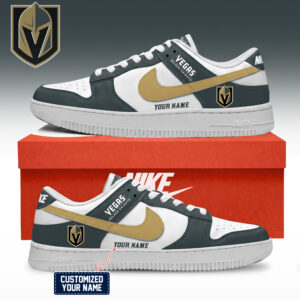 Vegas Golden Knights NHL Custom Air Force Shoes