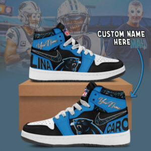 Carolina Panthers - AJ1 High Top Shose - V1