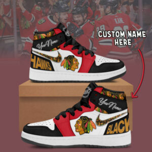 Chicago Blackhawks - AJ1 High Top Shose - V1