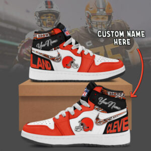 Cleveland Browns - AJ1 High Top Shose - V1