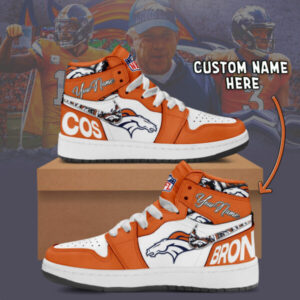 Denver Broncos - AJ1 High Top Shose - V1