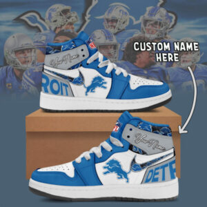 Detroit Lions - AJ1 High Top Shose - V1