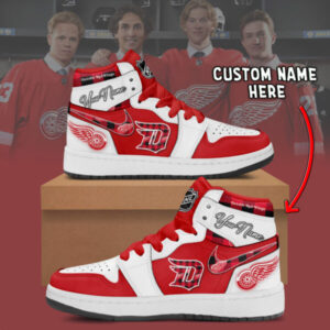 Detroit Red Wings - AJ1 High Top Shose - V1