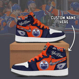 Edmonton Oilers - AJ1 High Top Shose - V1