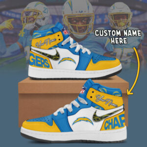 Los Angeles Chargers - AJ1 High Top Shose - V1