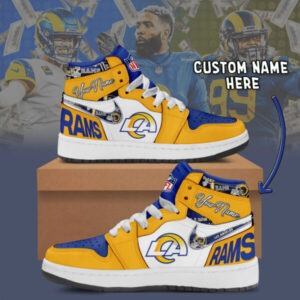 Los Angeles Rams - AJ1 High Top Shose - V1