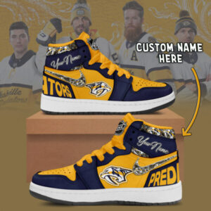 Nashville Predators - AJ1 High Top Shose - V1